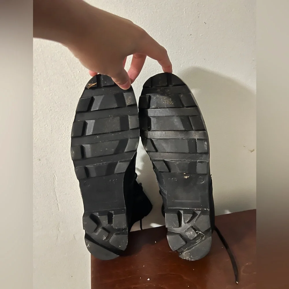Mens combat boots - Picture 3 of 4